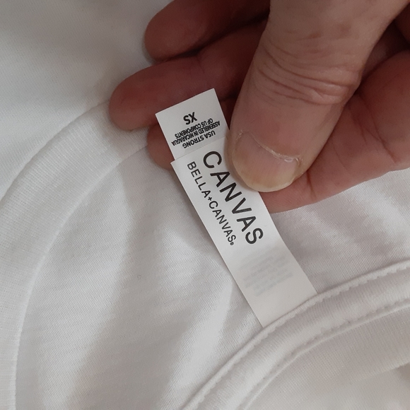 CANVAS, Cotton Rayon Blend, Plain Front, STARBUCKS on sleeve, Twin Tail Siren T - Picture 8 of 8